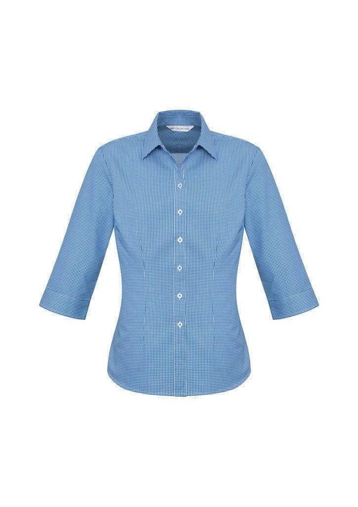 Biz Collection Corporate Wear French Blue / 6 Biz Collection Women’s Ellison 3/4 Sleeve Shirt S716lt