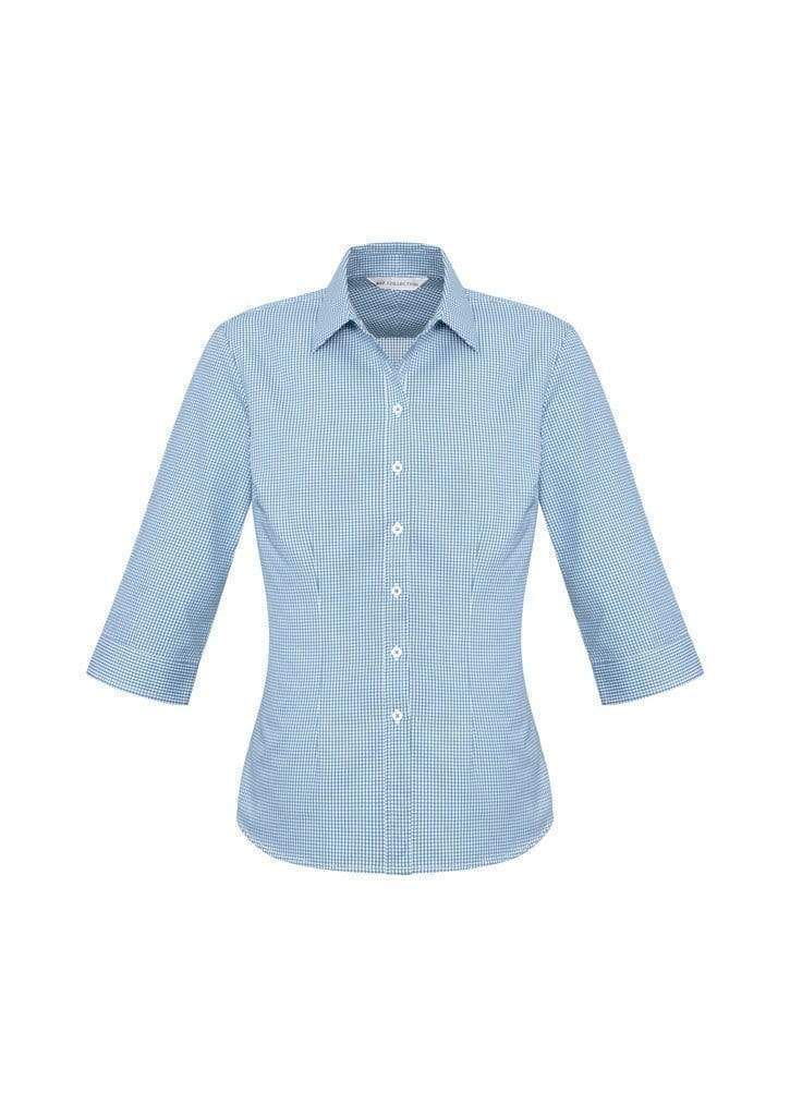 Biz Collection Corporate Wear Blue / 6 Biz Collection Women’s Ellison 3/4 Sleeve Shirt S716lt