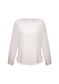 Biz Collection Corporate Wear Ivory / 6 Biz Collection Women’s Madison Boatneck Blouse S828ll