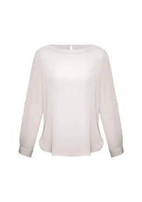 Biz Collection Corporate Wear Ivory / 6 Biz Collection Women’s Madison Boatneck Blouse S828ll