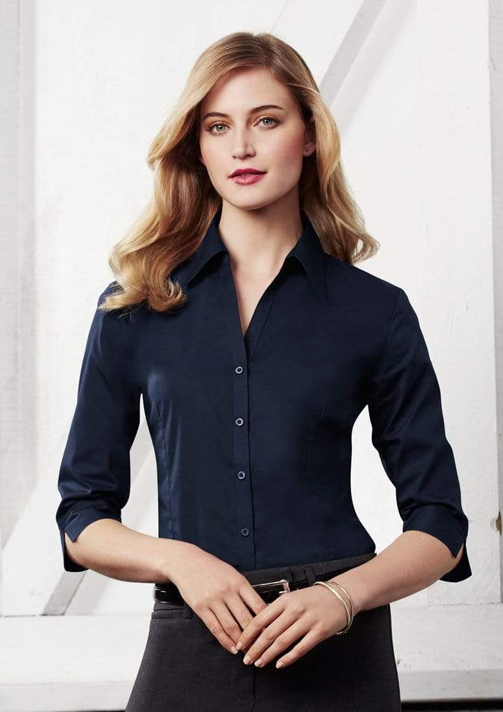 Biz Collection Corporate Wear Biz Collection Women’s Metro 3/4 Sleeve Shirt Lb7300