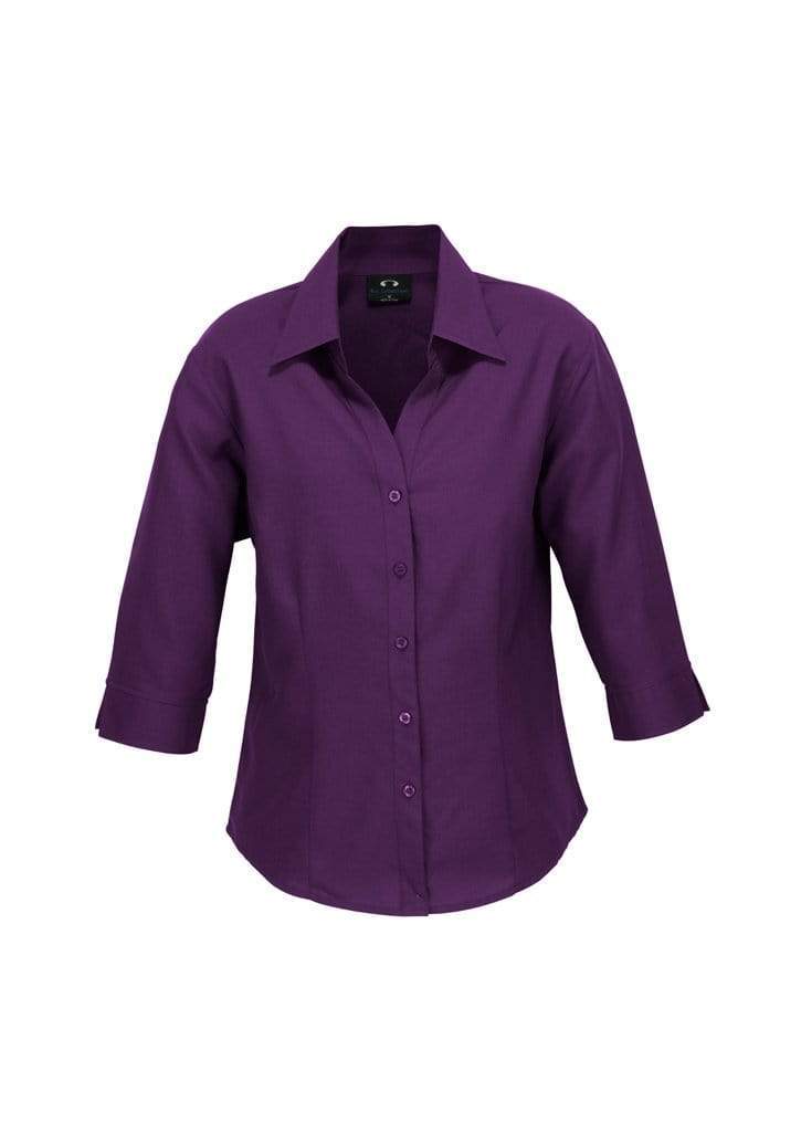 Biz Collection Corporate Wear Biz Collection Women’s Plain Oasis 3/4 Sleeve Shirt Lb3600