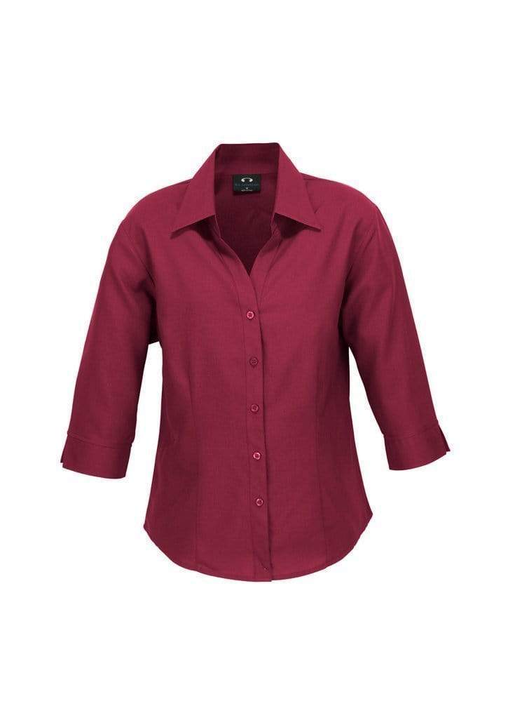 Biz Collection Corporate Wear Biz Collection Women’s Plain Oasis 3/4 Sleeve Shirt Lb3600