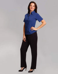 Biz Collection Work Wear Black / 8 Ladies' Permanent Press Pants WP02