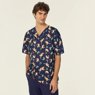 NNT Unisex Native Christmas Scrub Top CATRJC