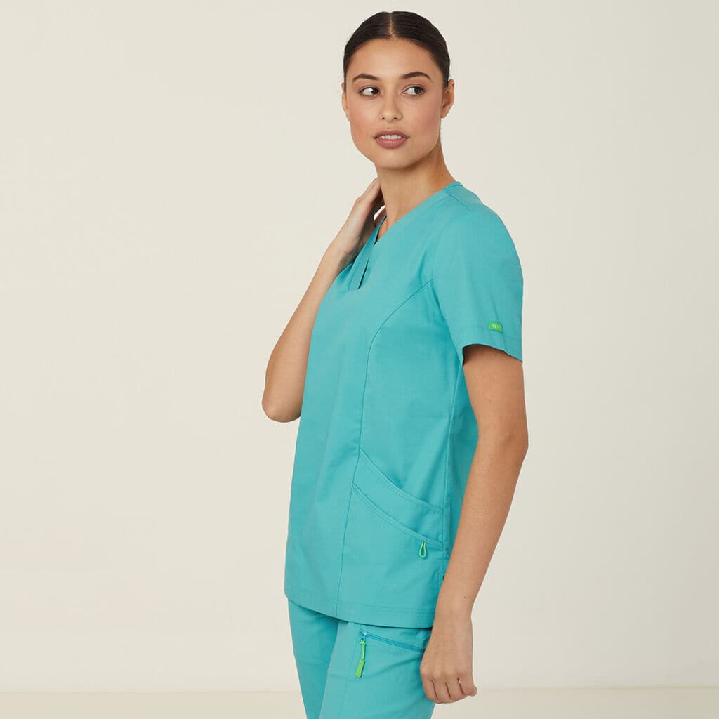 Next-gen Antibacterial Florence Scrub Top  CATULM-HTG - Flash Uniforms 