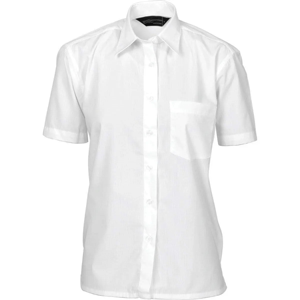 DNC Workwear Corporate Wear White / 6 DNC WORKWEAR Ladies Polyester Cotton Short Sleeve Poplin Shirt 4201