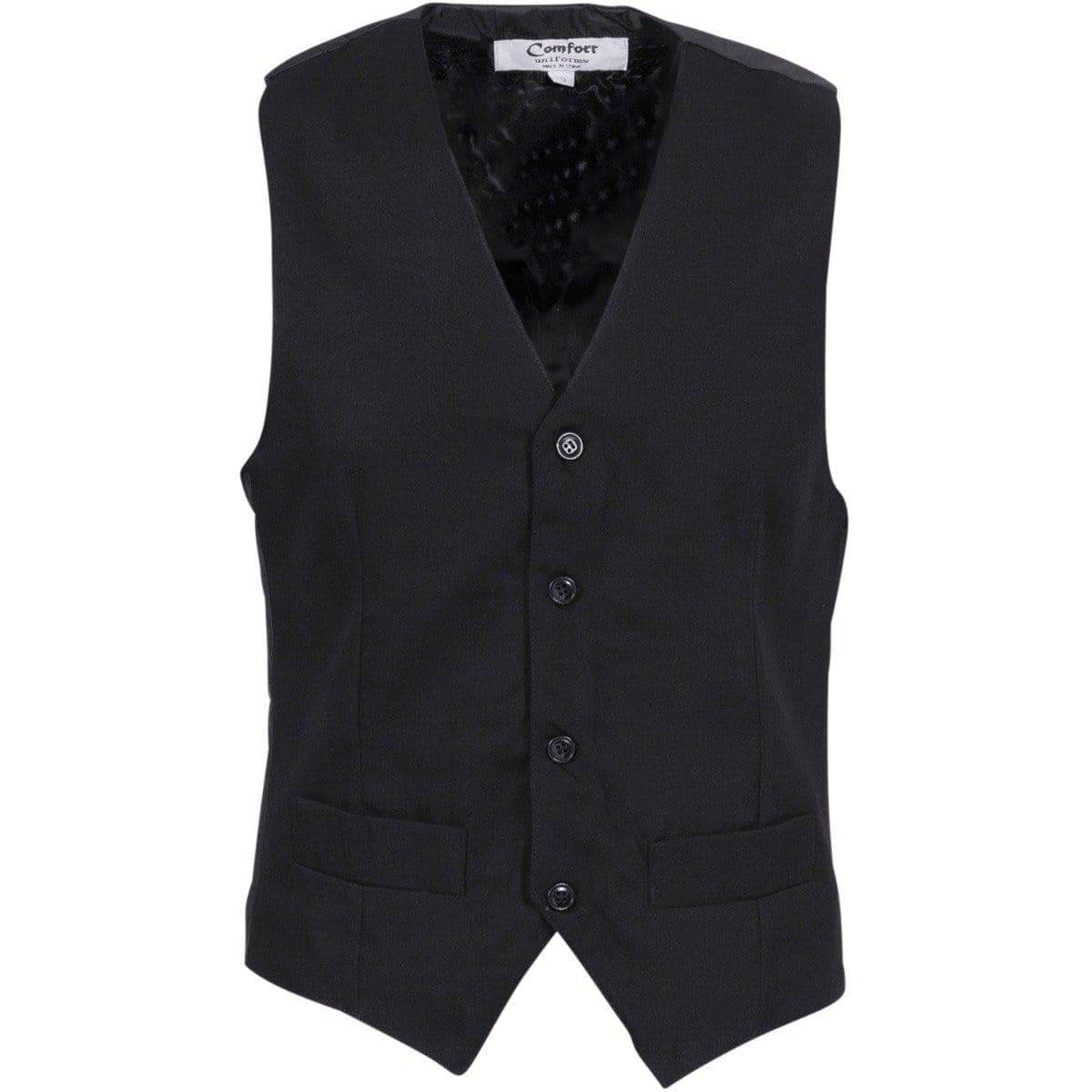 DNC Workwear Hospitality & Chefwear Black / S DNC WORKWEAR Men’s Black Vest 4301