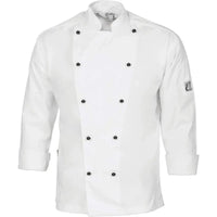 Dnc Workwear Traditional Short Sleeve Chef Jacket - 1102 Metro Workwear.
