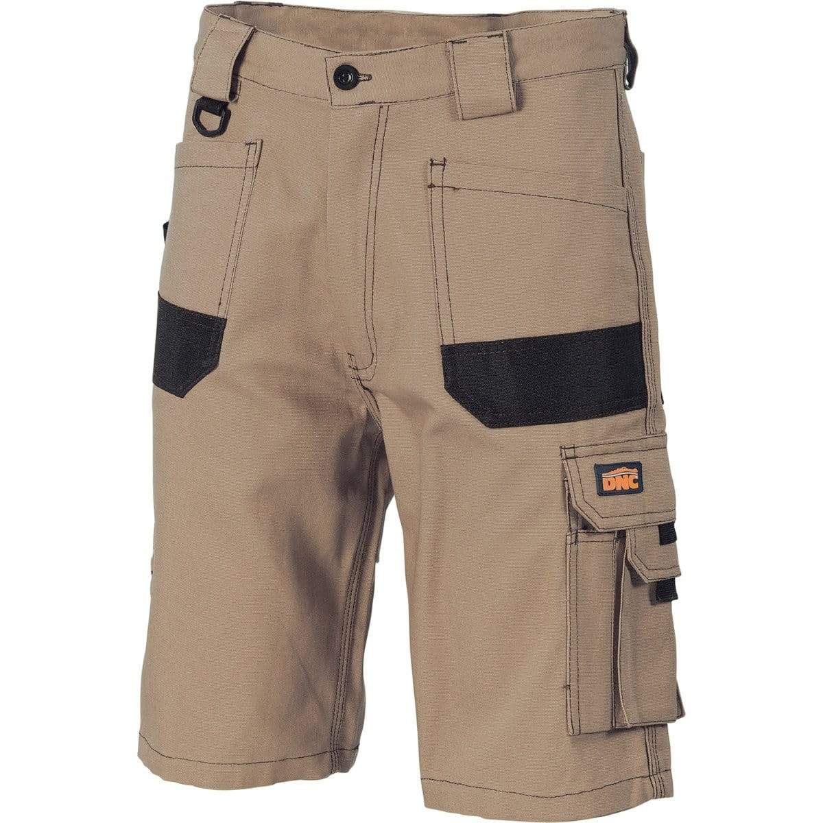 DNC Workwear Work Wear Desert Sand / 87R DNC WORKWEAR Duratex Cotton Duck Weave Cargo Shorts 3334