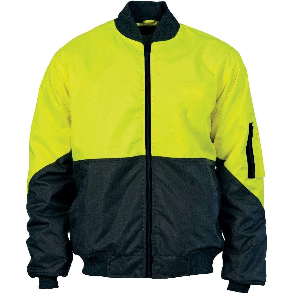 DNC Workwear Work Wear Yellow/Navy / XS DNC WORKWEAR Hi-Vis 2 Tone Day Bomber Jacket 3761