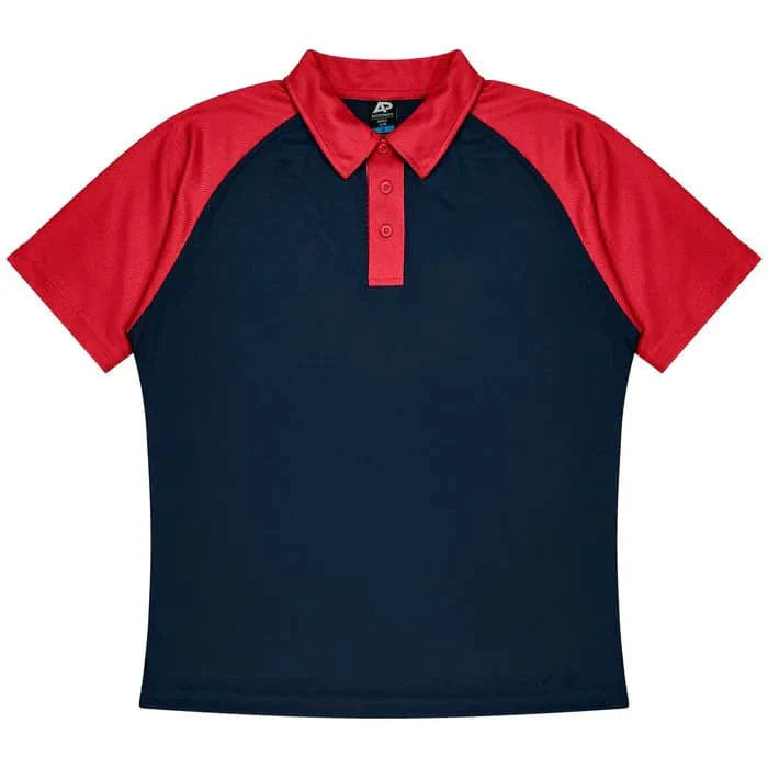 Aussie Pacific Manly Mens Polo 1318  Aussie Pacific NAVY/RED S 