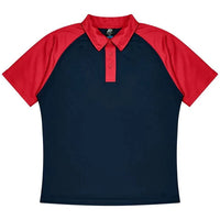 Aussie Pacific Manly Mens Polo 1318  Aussie Pacific NAVY/RED S 