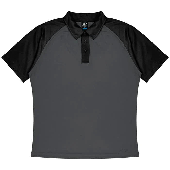 Aussie Pacific Manly Kids Polo Shirt 3318  Aussie Pacific CHARCOAL/BLACK 4 