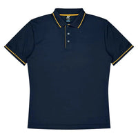 Aussie Pacific Cottesloe Men's Polo Shirt 1319  Aussie Pacific NAVY/GOLD S 