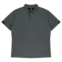 Aussie Pacific Morris Men's Polo Shirt 1317  Aussie Pacific SLATE/BLACK S 