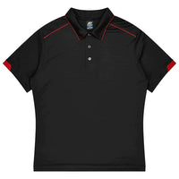 Aussie Pacific Currumbin Men's Polo Shirt 1320  Aussie Pacific BLACK/RED S 