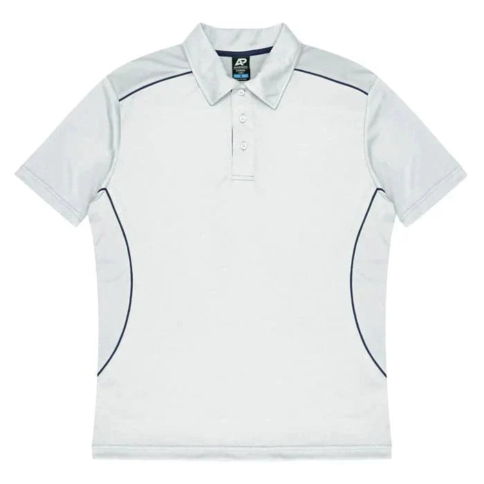 Aussie Pacific Kuranda Men's Polo Shirt 1323  Aussie Pacific WHITE/NAVY S 