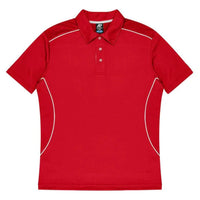 Aussie Pacific Kuranda Men's Polo Shirt 1323  Aussie Pacific RED/WHITE S 