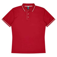 Aussie Pacific Cottesloe Kids Polo Shirt 3319  Aussie Pacific RED/WHITE 4 