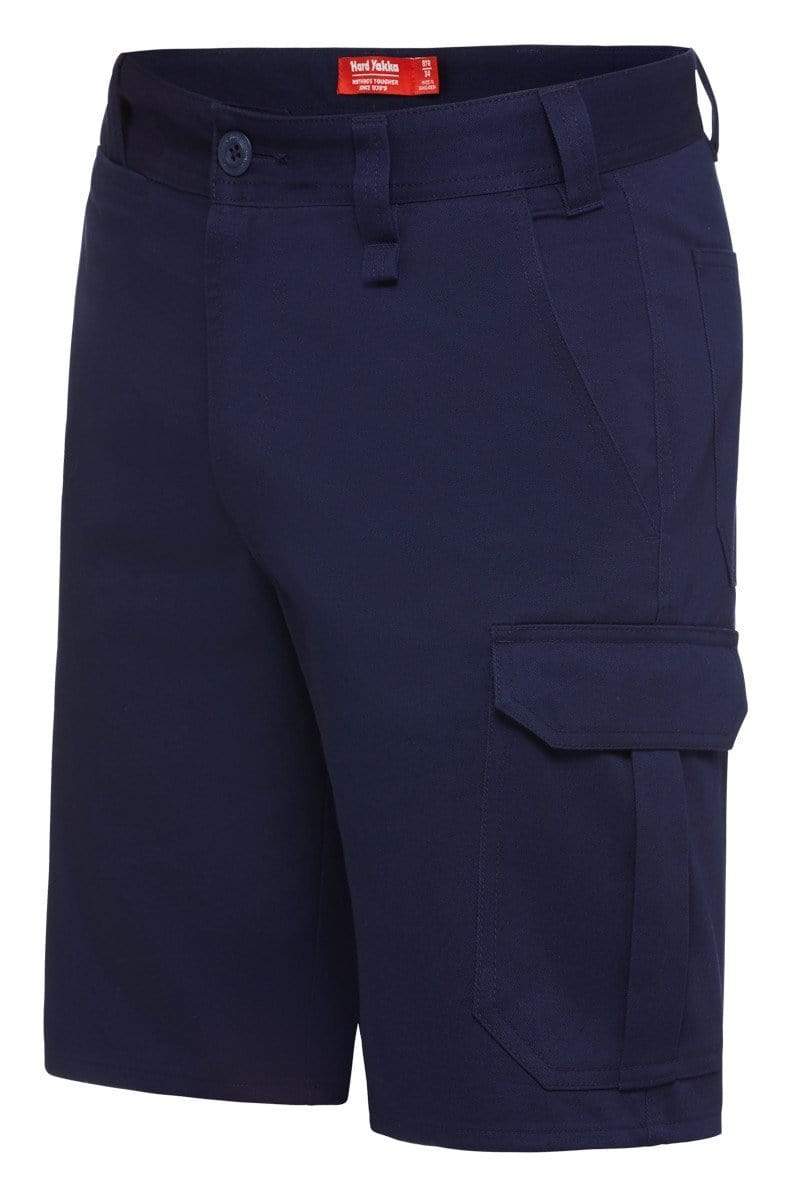 Hard Yakka Work Wear Navy (NAV) / 67R Hard Yakka CARGO DRILL SHORT Y05620