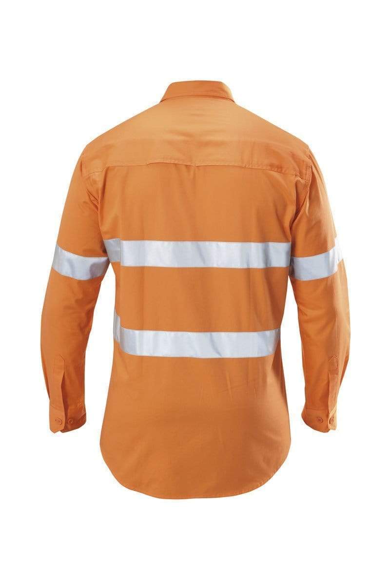 Hard Yakka Long Sleeve 3M Taped Hi Vis Shirt Y07996 Work Wear Hard Yakka   