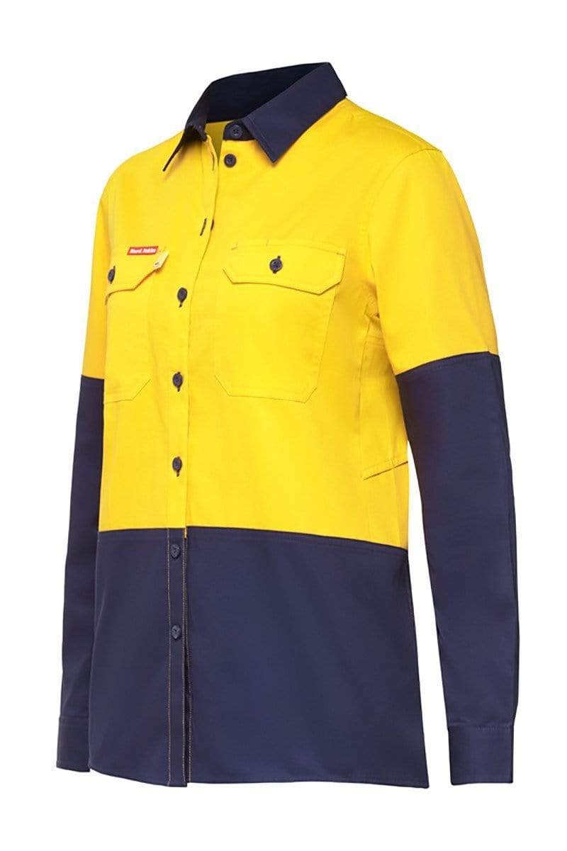 Hard Yakka Women's Work Hi Vis Shirt Y08225 Work Wear Hard Yakka   