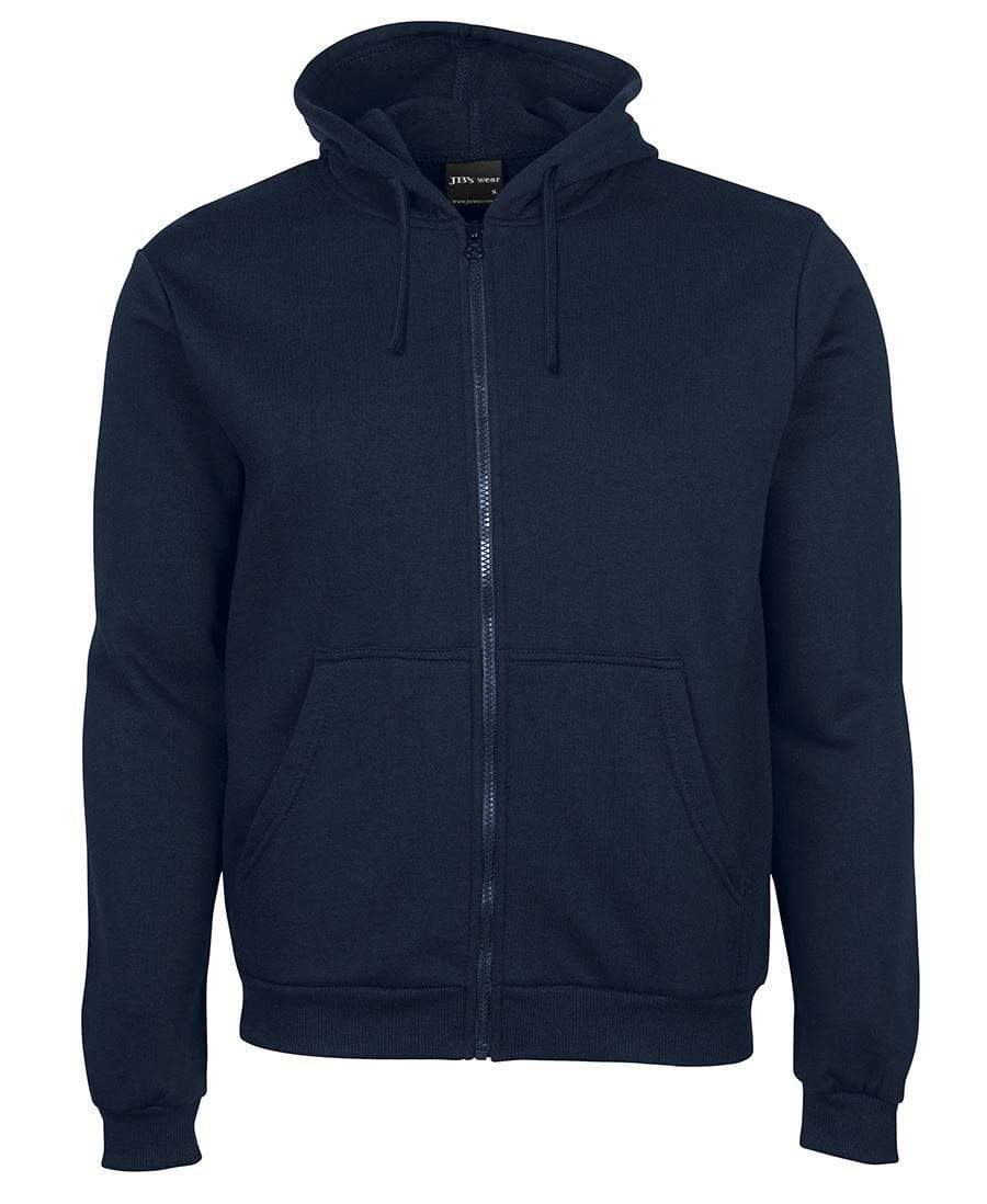 Jb's Wear Active Wear Navy / S JB'S Kids’ & Adult’s Polyester Cotton Full Zip Hoodie 3PZH