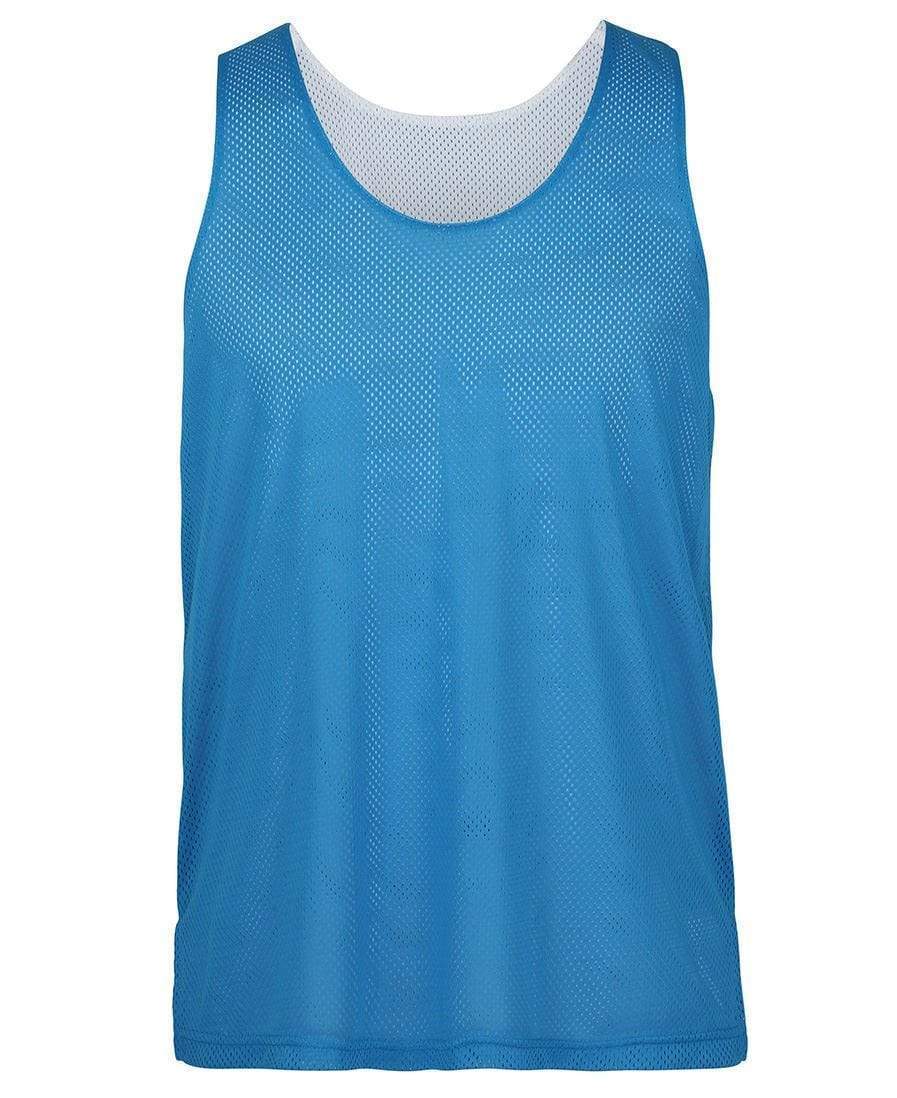 Jb's Wear Active Wear Aqua/White / 6 JB'S Kids and Adults Reversible Training Singlet 7KBS2