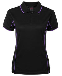 Jb's Wear Casual Wear Black/Purple / 8 JB'S Women’s Piping Polo 7LPI