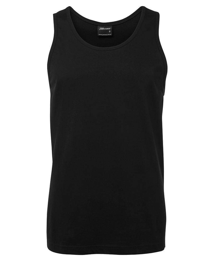 JB'S Cotton Singlet 1S Casual Wear Jb's Wear Black S 