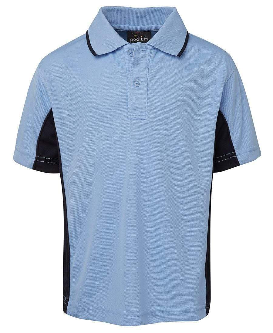 Jb's Wear Casual Wear Lt Blue/Navy / 4 JB'S Kid’s Contrast Polo 7PP3