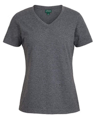 JB'S Wear Casual Wear Charcoal Marle / 8 JB'S ladies v-neck tee 1VT1