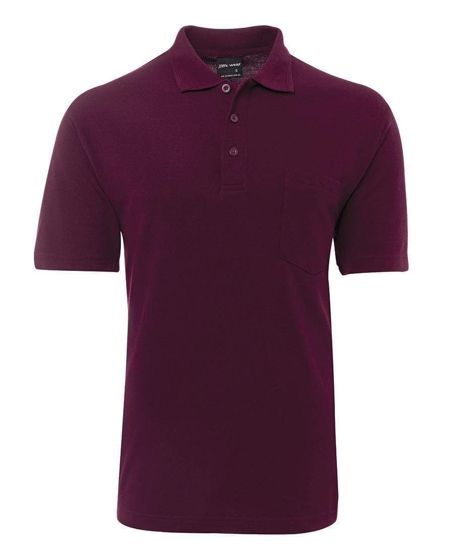 Jb's Wear Casual Wear Maroon / S JB'S Pocket Polo 210P