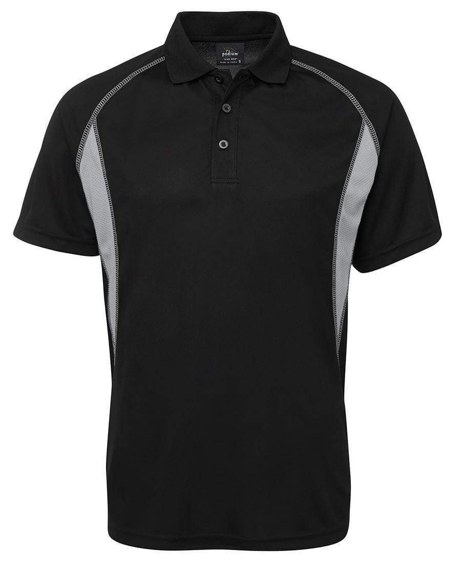 Jb's Wear Casual Wear Black/Grey / S JB'S Podium Insert Poly Polo 7IP