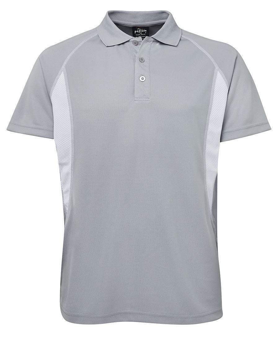 Jb's Wear Casual Wear Grey/White / S JB'S Podium Insert Poly Polo 7IP