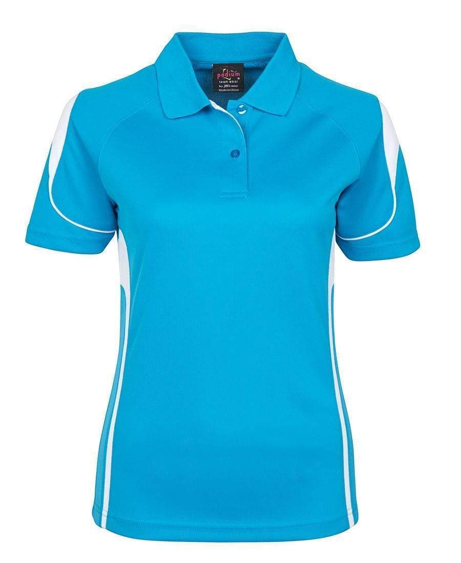 Jb's Wear Casual Wear Aqua/White / 8 JB'S Women’s Bell Polo 7BEL1