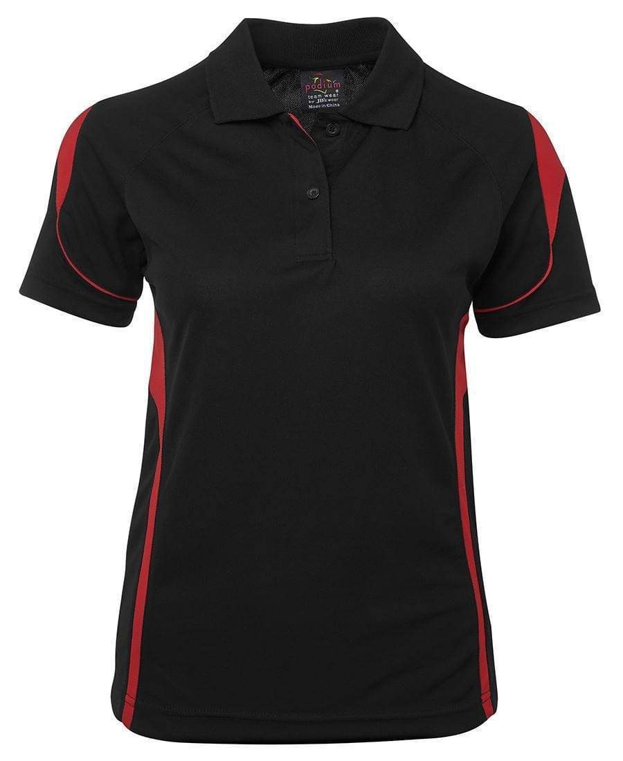 Jb's Wear Casual Wear Black/Red / 8 JB'S Women’s Bell Polo 7BEL1