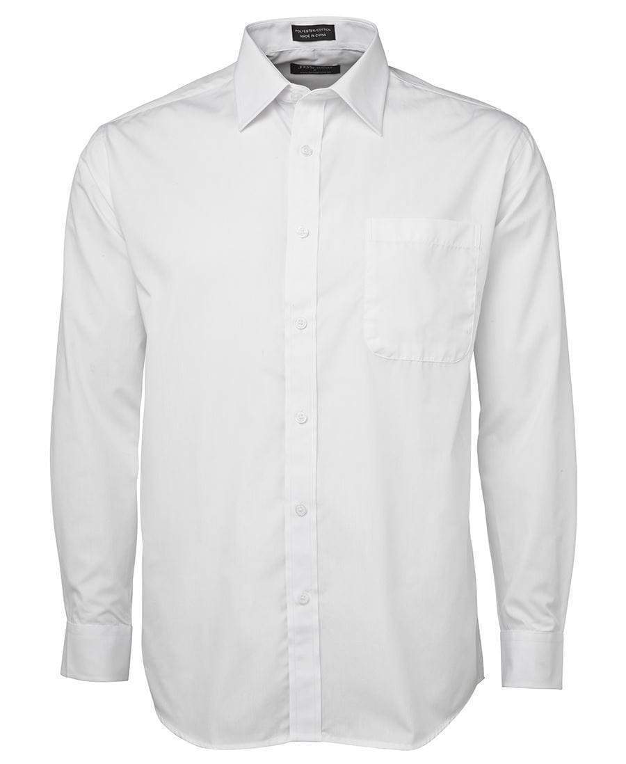 Jb's Wear Corporate Wear White Full Sleeves / S JB'S Long Sleeve & Short Sleeve Poplin Shirt 4P