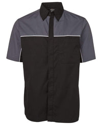 Jb's Wear Corporate Wear Black/Grey/White / S JB'S Moto Shirt 4M