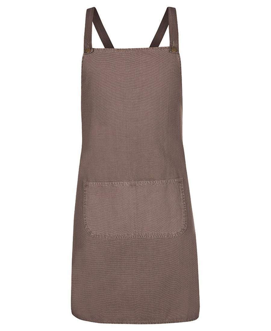 Jb's Wear Hospitality & Chefwear Latte / BIB JB'S Cross-Back Canvas Apron (Without Straps) 5ACBC