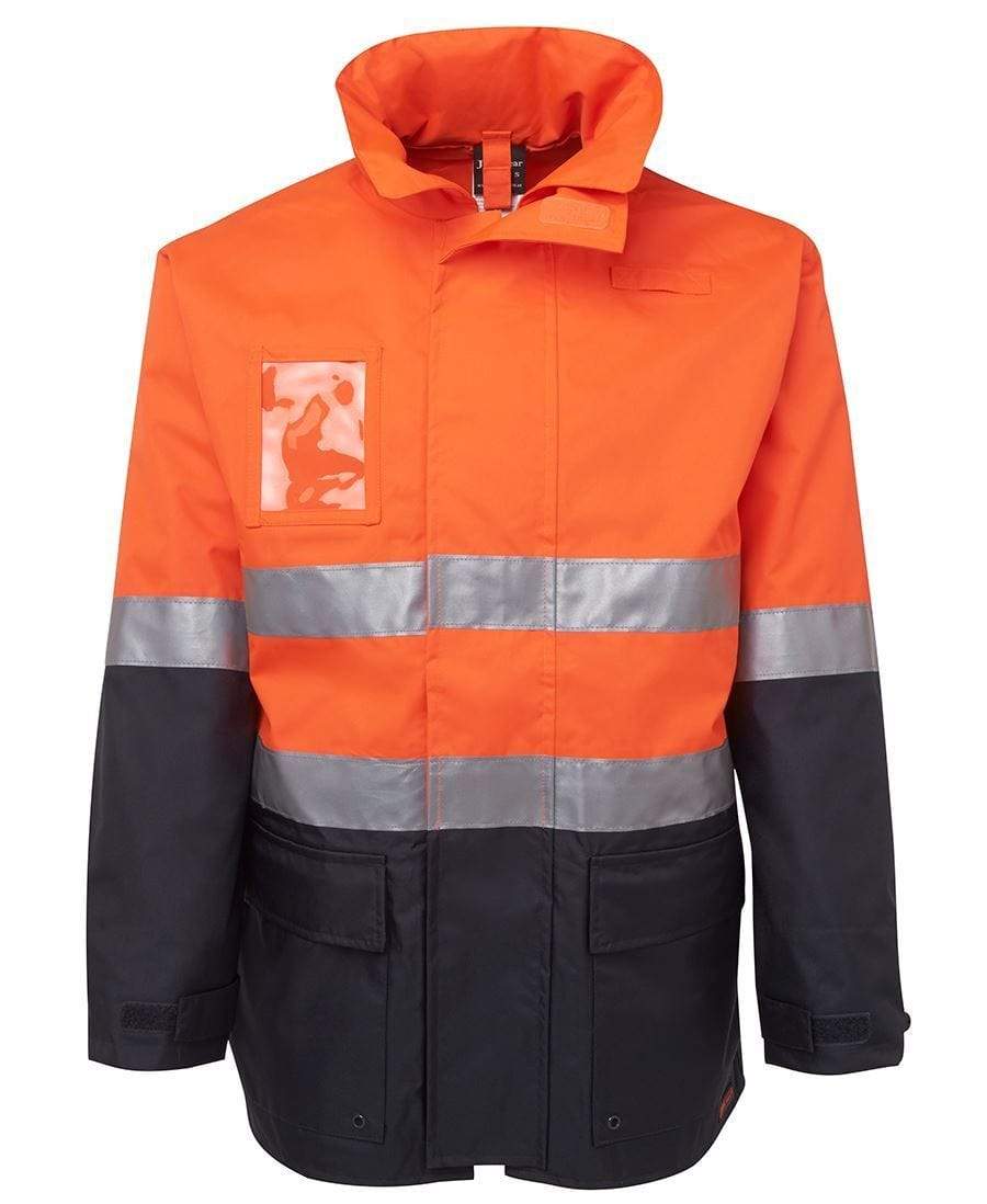 Jb's Wear Work Wear Orange/Navy / M JB'S Hi-Vis Long Line Jacket 6DNLL