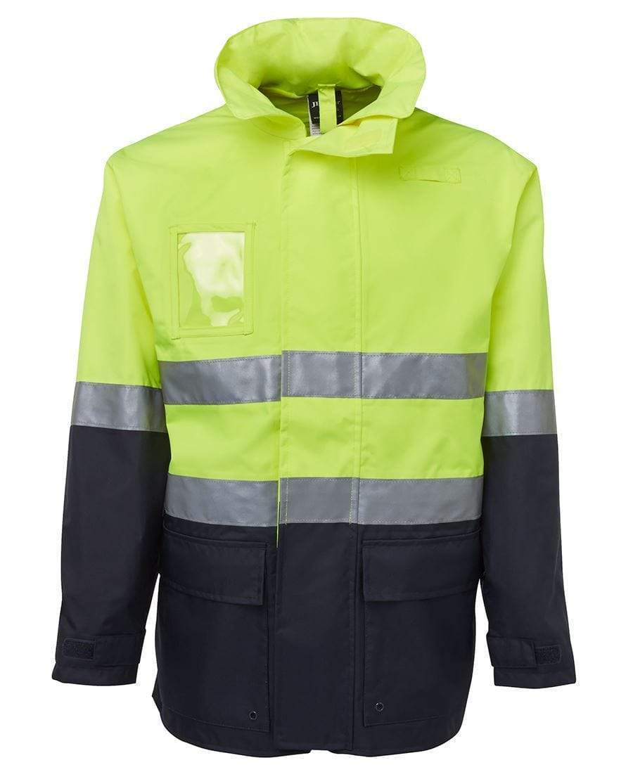 Jb's Wear Work Wear Lime/Navy / 5XL JB'S Hi-Vis Long Line Jacket 6DNLL