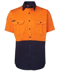 Jb's Wear Work Wear JB'S Hi-Vis Short Sleeve Shirt 6HWS