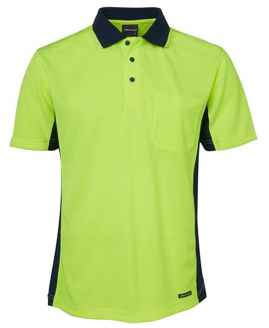 Jb's Wear Work Wear JB'S Hi-Vis Short Sleeve Sport Polo 6SPHS