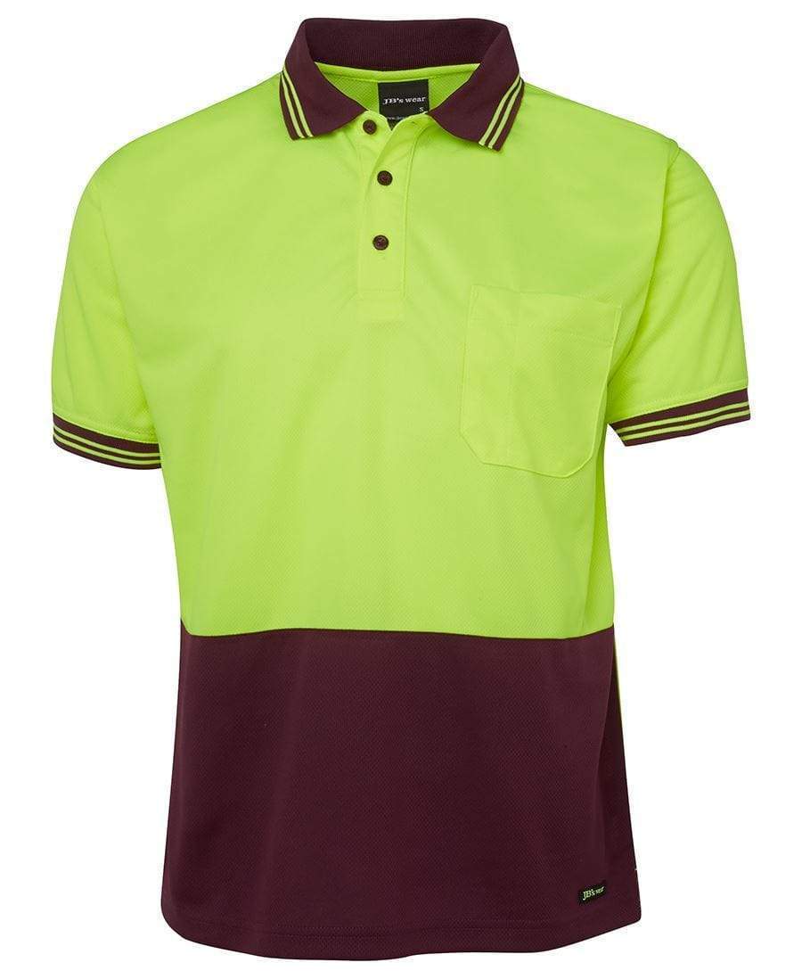 JB'S Hi-Vis Short Sleeve Traditional Polo 6HVPS.