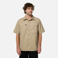 KingGee Tradeform Short Sleeve Overshirt K14004 Khaki front