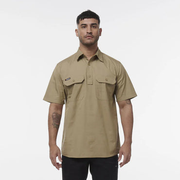KingGee Workcool Vented Closed Front Short Sleeve Shirt K14032