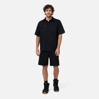 KingGee Tradeform Cargo Short K17028 Black worn by model