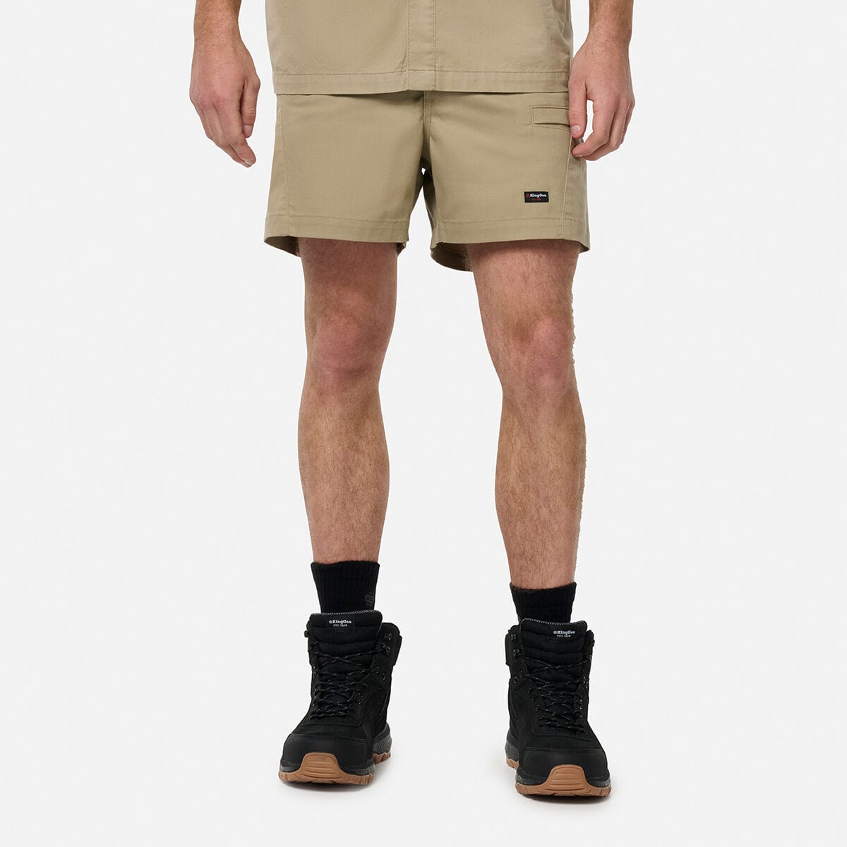 KingGee Tradeform Short Short K17029 Khaki front